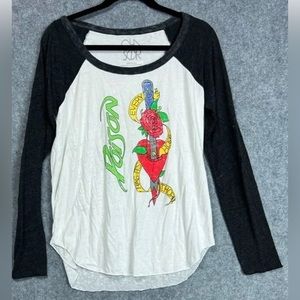 NWT Chaser Revolve Poison Long Sleeve Med T-Shirt